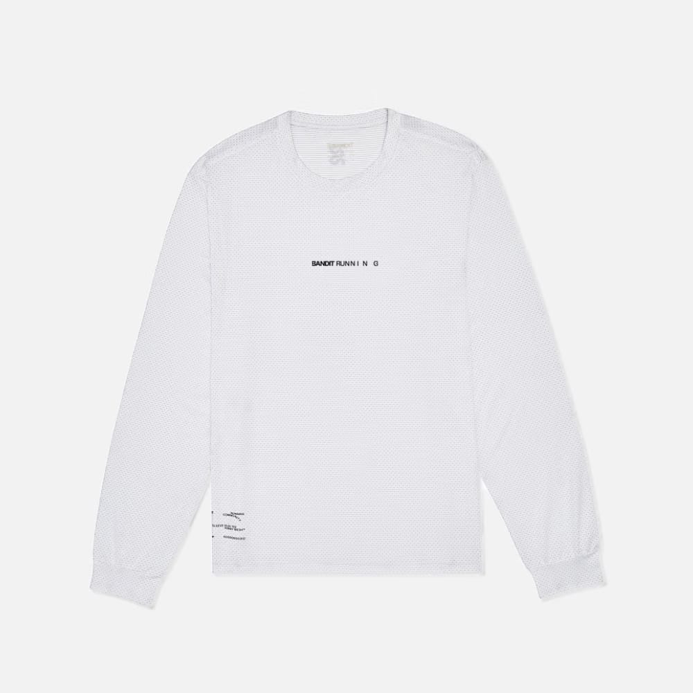 Bandit Nanomesh Performance Long Sleeve Unisex White