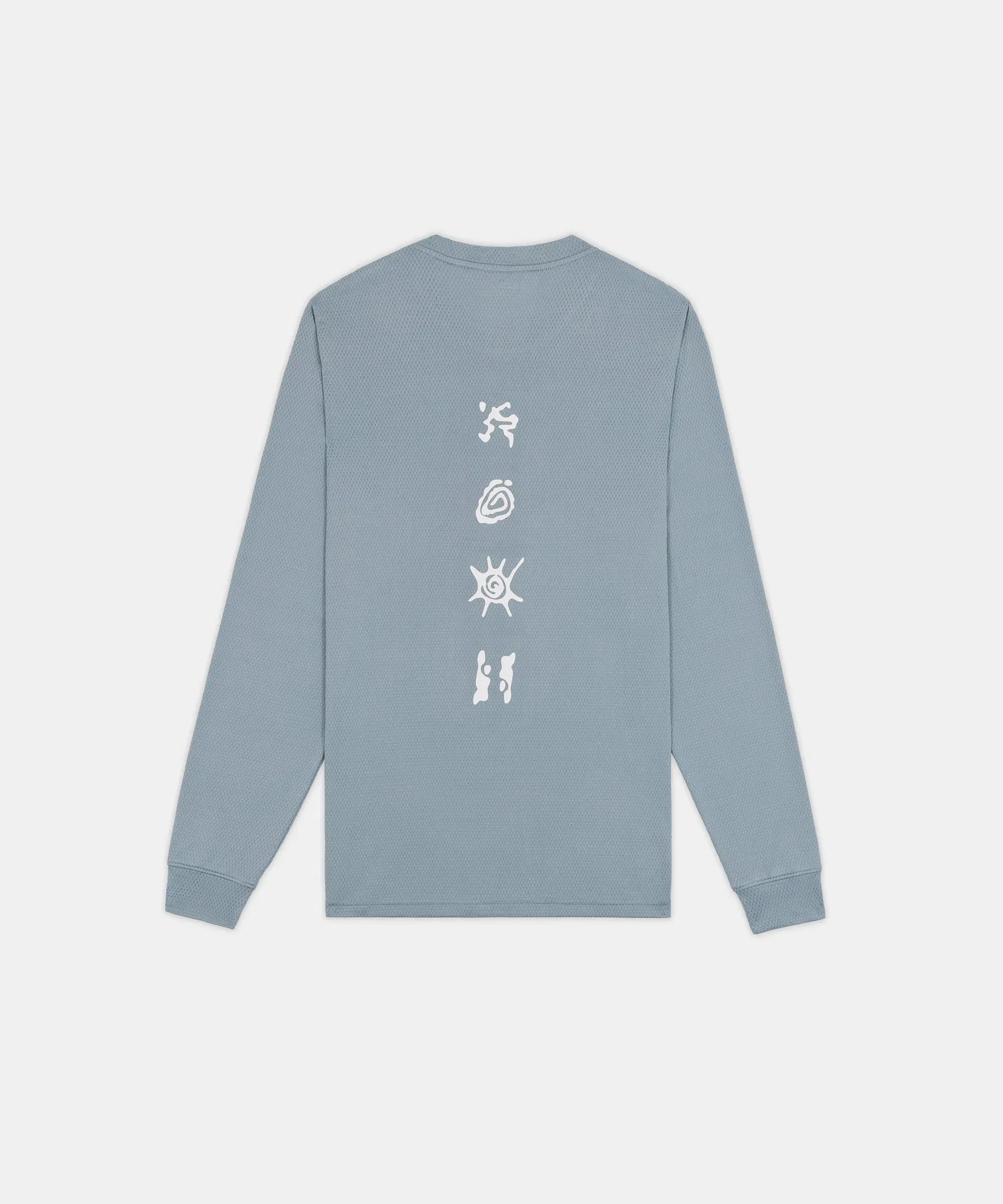 Bandit Mens Micromesh Long Sleeve Tranquil Blue