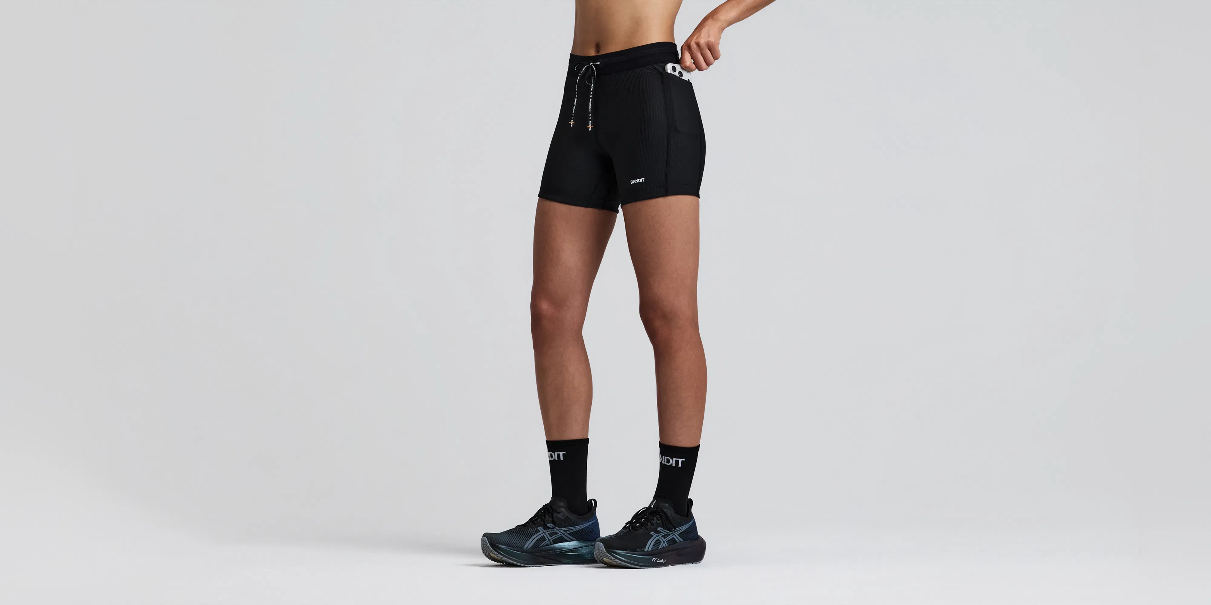 Bandit Cadence 5 Womens Compression Shorts Black