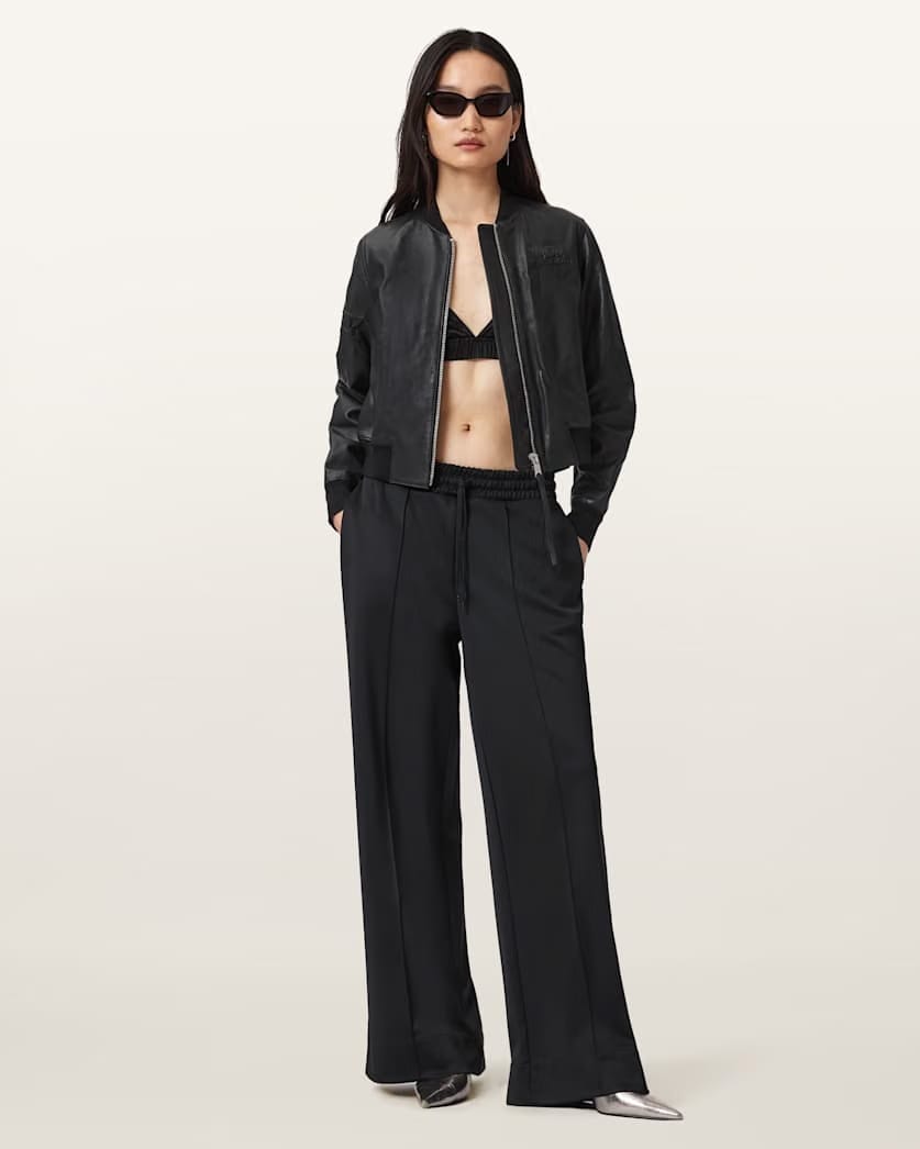 AllSaints Williams X Allsaints Orten Bomber Jacket Women's Black Women's