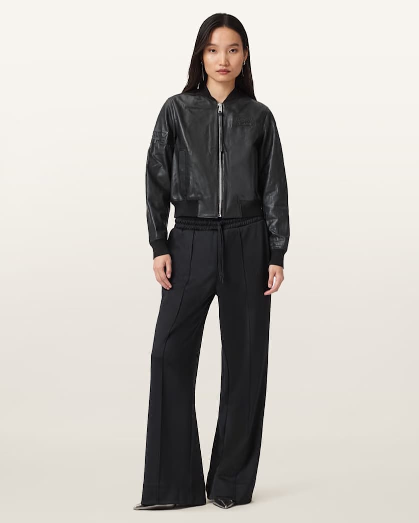 AllSaints Williams X Allsaints Orten Bomber Jacket Women's Black Women's