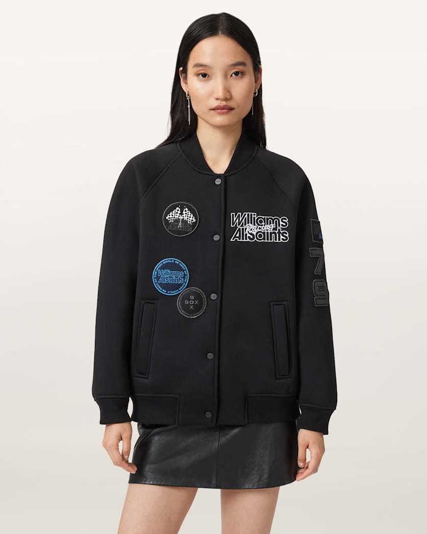 AllSaints Williams X Allsaints Nico Bomber Jacket Women's Black Women's
