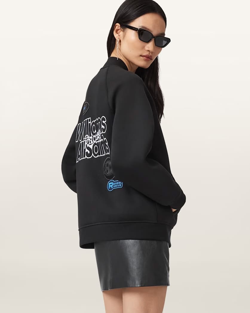 AllSaints Williams X Allsaints Nico Bomber Jacket Women's Black Women's