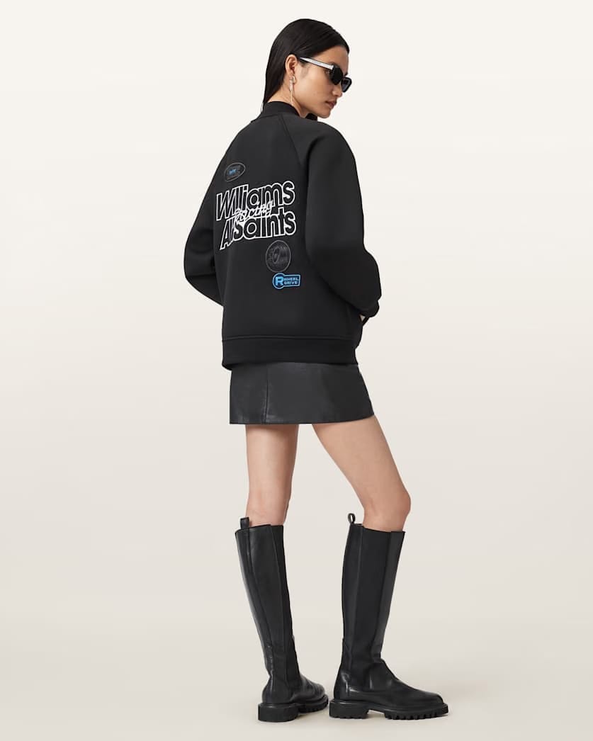 AllSaints Williams X Allsaints Nico Bomber Jacket Women's Black Women's