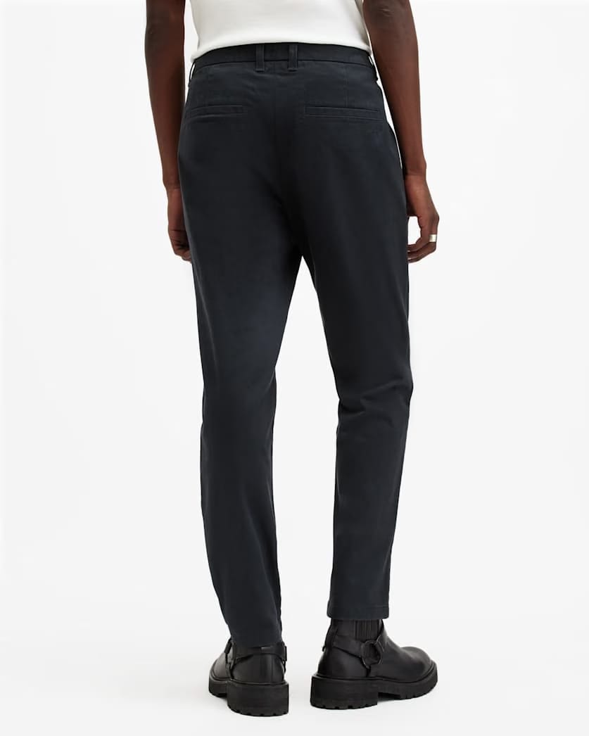AllSaints Walde Skinny Fit Chino Pants Potion Blue
