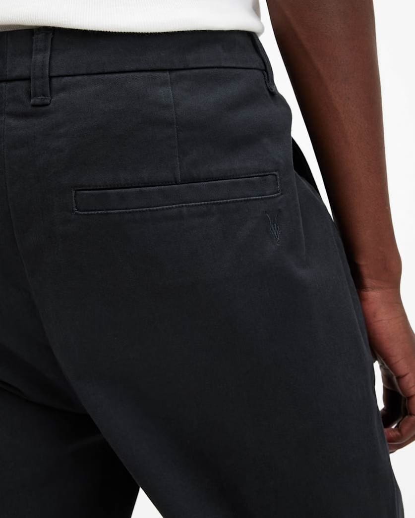 AllSaints Walde Skinny Fit Chino Pants Potion Blue