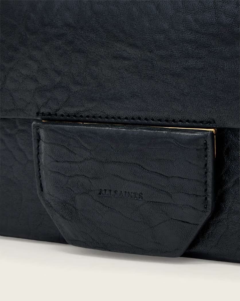 AllSaints Ursa Grain Leather Pouch Women's Black Women's