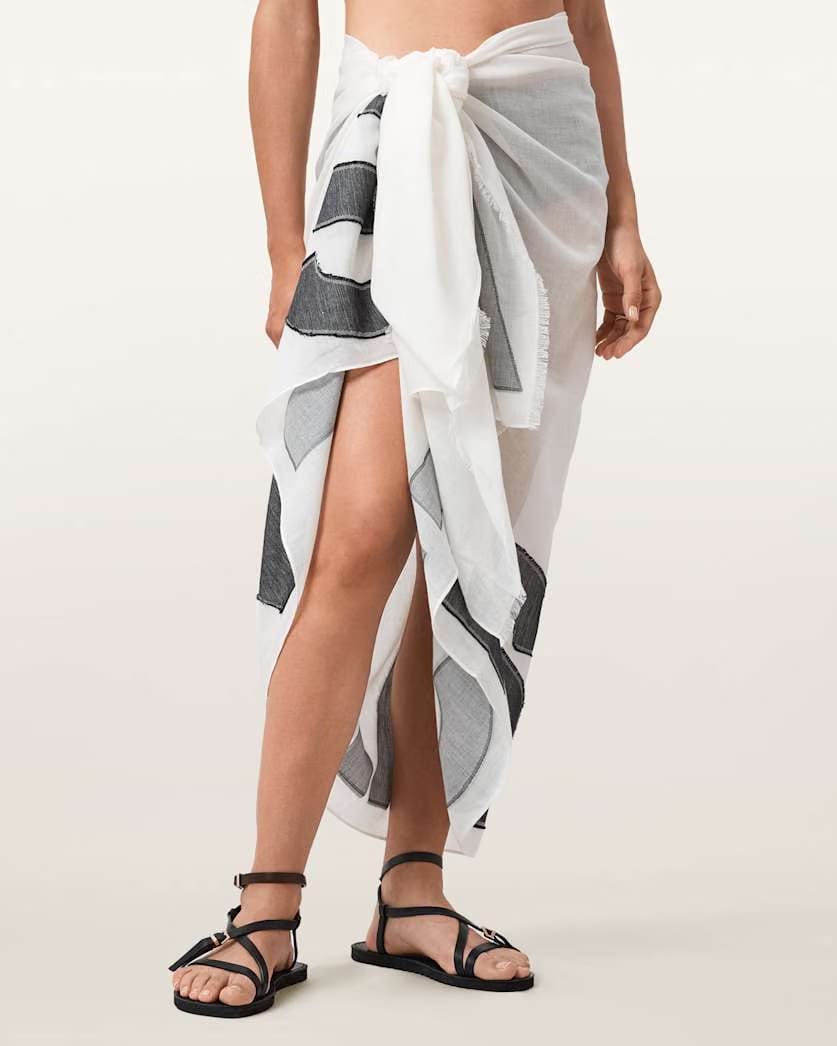AllSaints Underground Pareo Women's White Women's