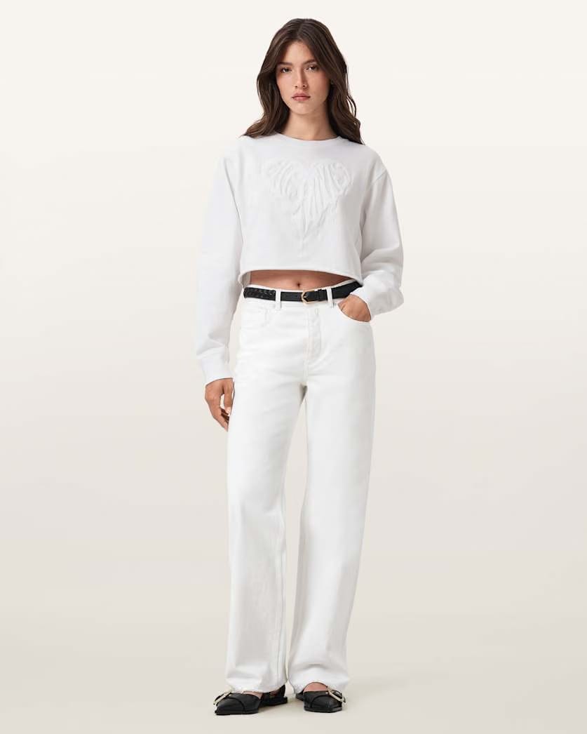 AllSaints Trip Nevarre Sweatshirt Women's White Women's