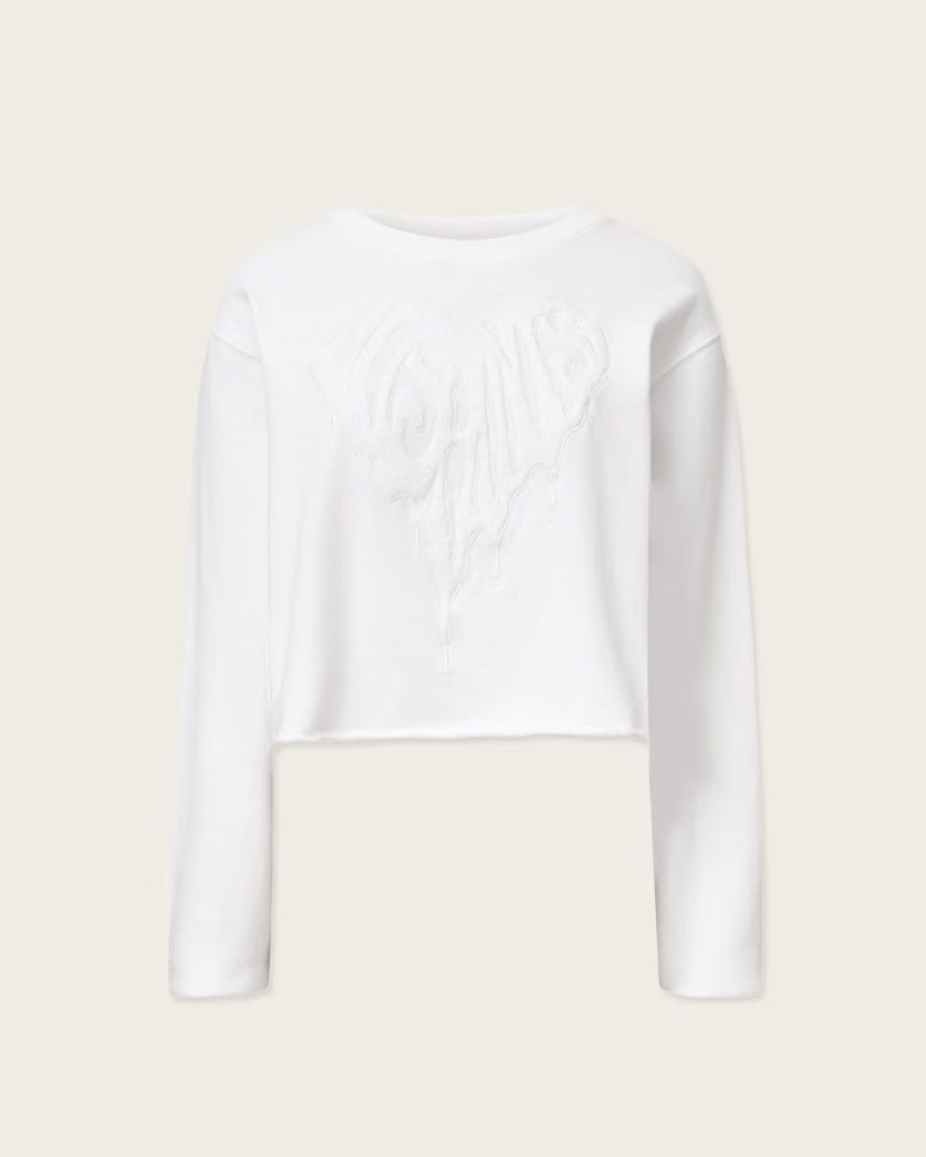 AllSaints Trip Nevarre Sweatshirt Women's White Women's