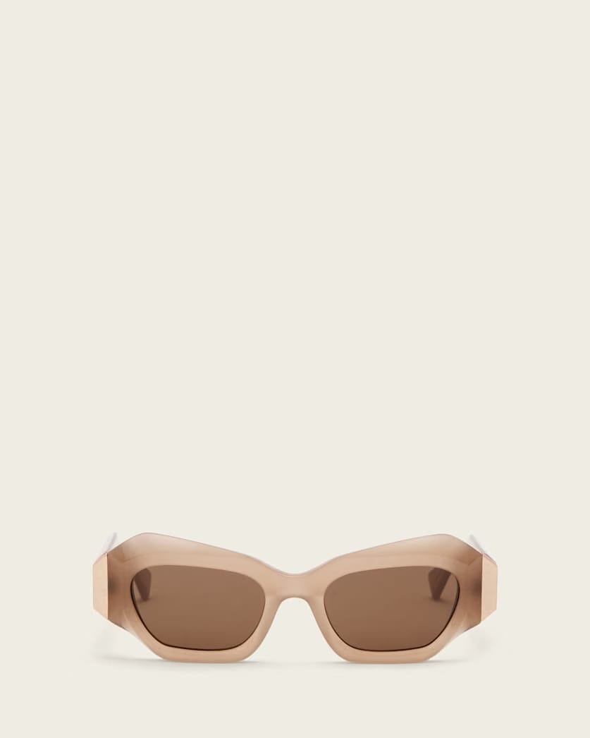AllSaints Thea Cat Eye Sunglasses Women's Gloss Creme Women's