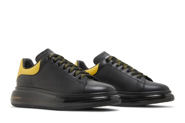 Alexander McQueen Oversized Sneaker Clear Sole - Black Pop Yellow