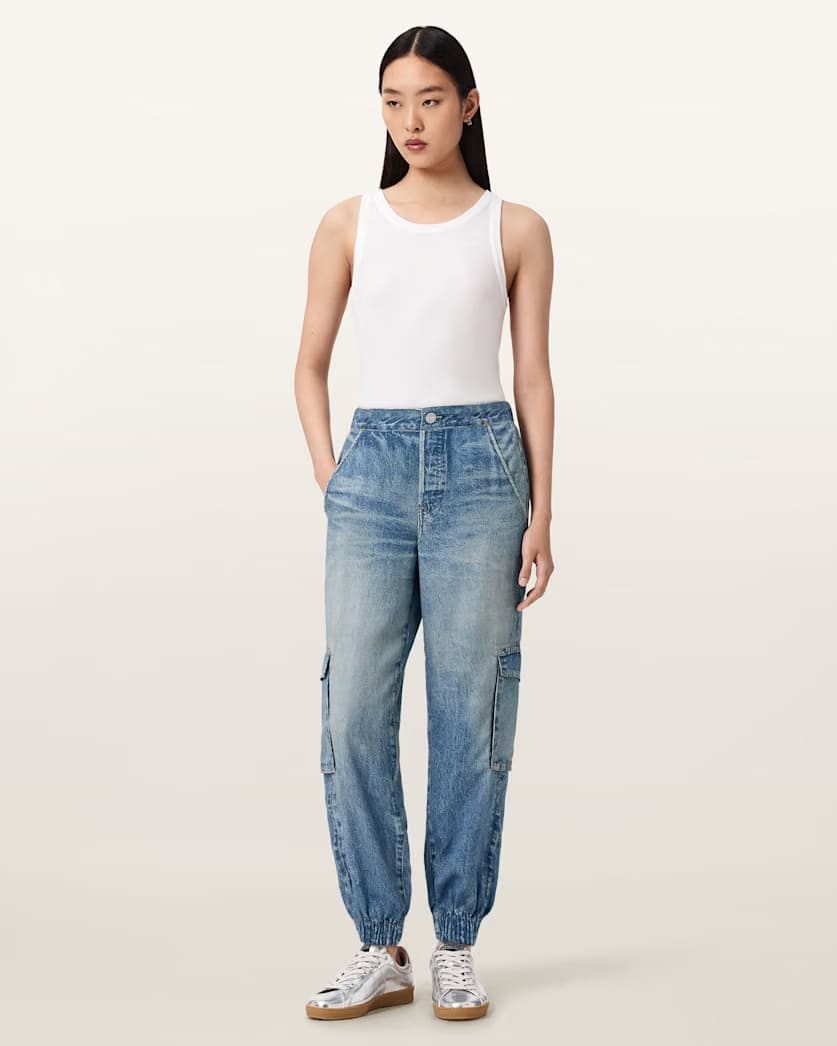 AllSaints Selma Illusion Pants Women's Illusion Indigo Women's