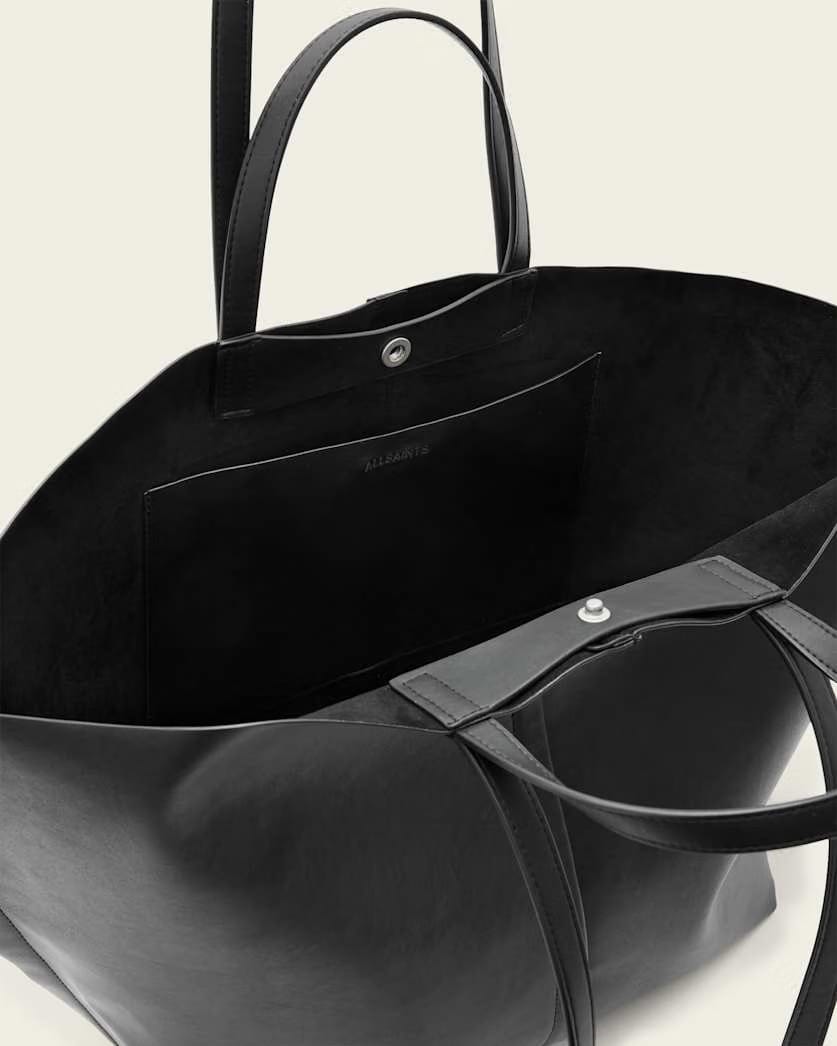 AllSaints Phoenix Spacious Desserto Tote Bag Women's Black Women's