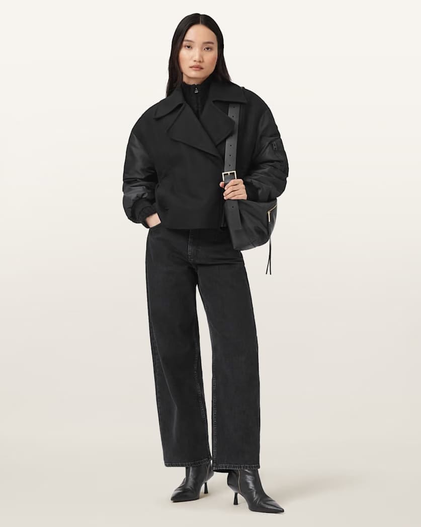 AllSaints Orla Wool Jacket Women's Black Women's