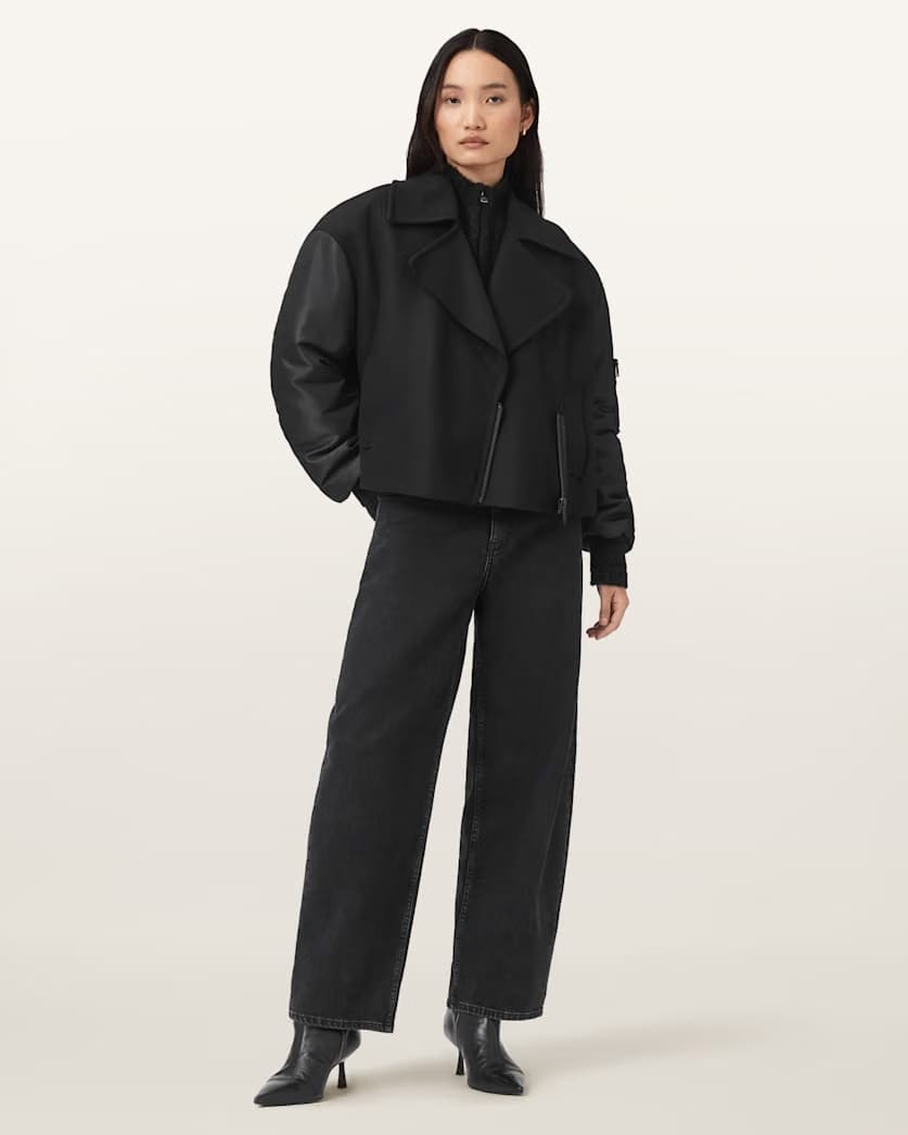 AllSaints Orla Wool Jacket Women's Black Women's