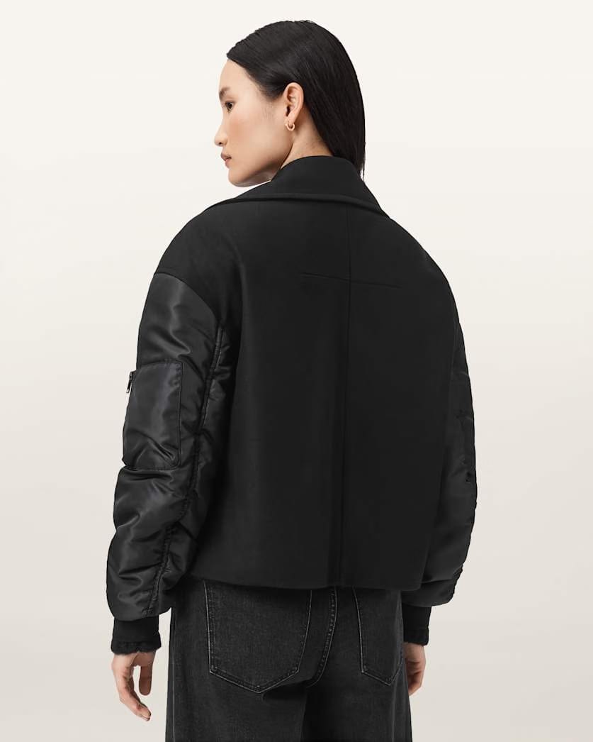 AllSaints Orla Wool Jacket Women's Black Women's