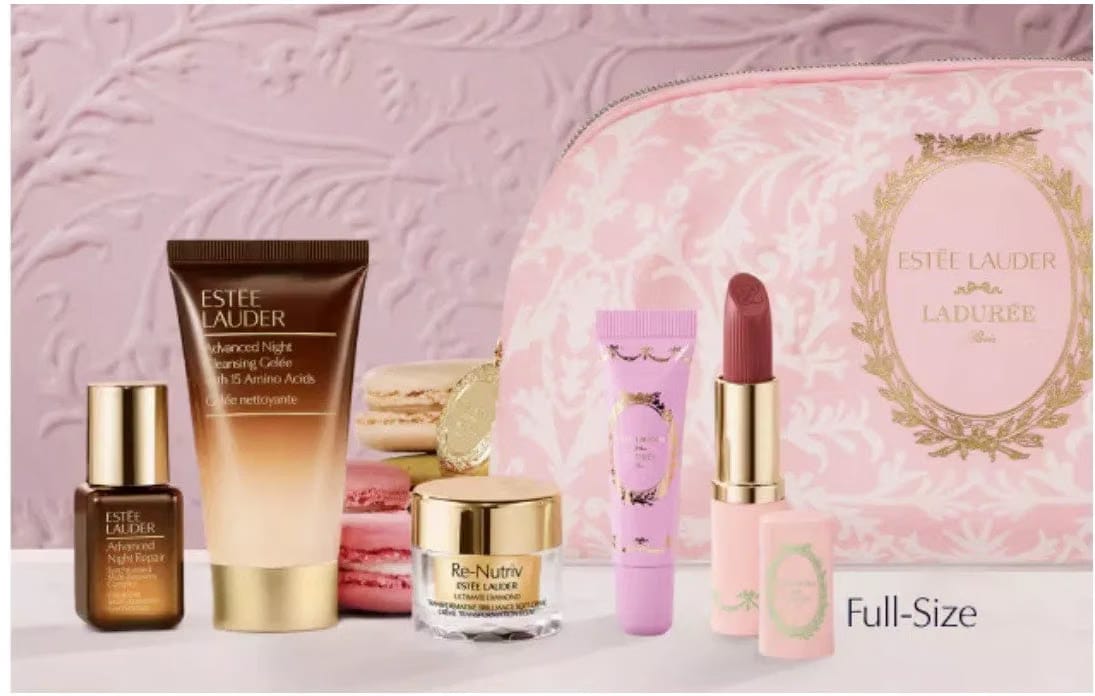 Estée Lauder x Ladurée Re-Nutriv Ultimate Diamond 6-Piece Gift Set