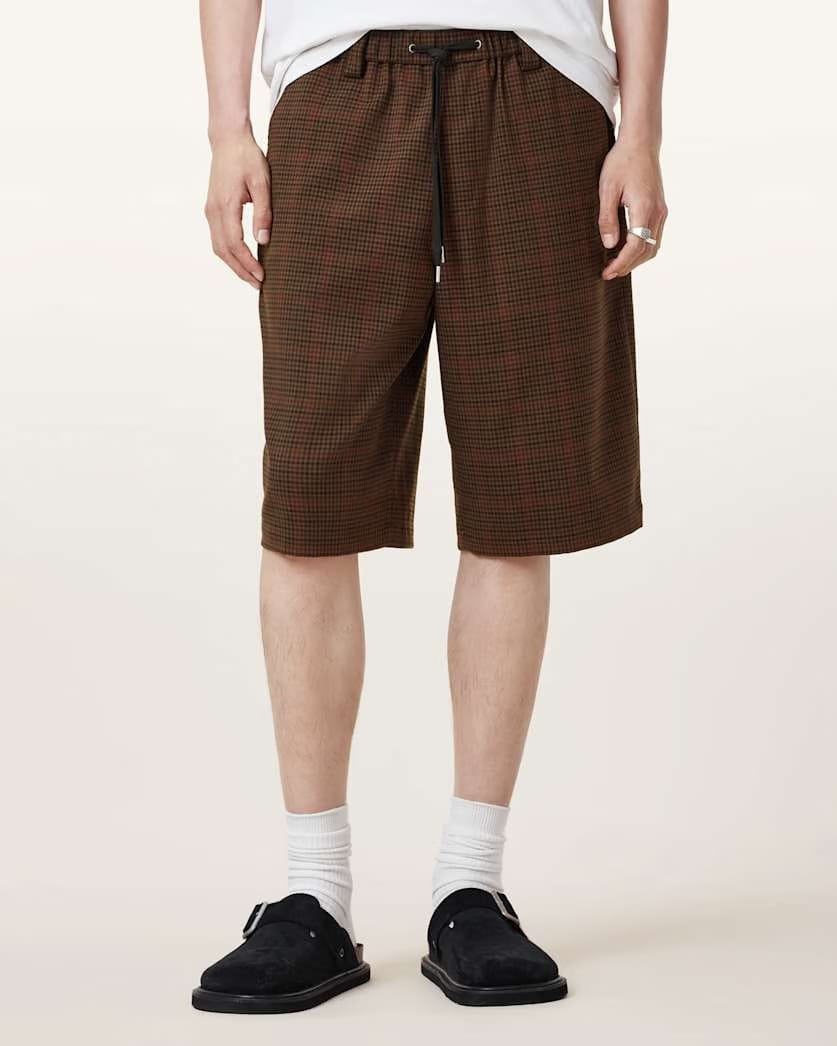 AllSaints Newell Shorts Coin Brown