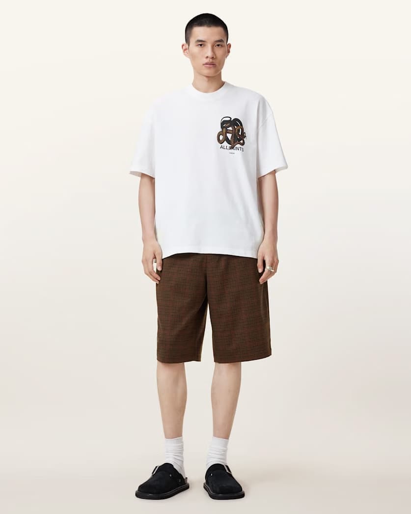 AllSaints Newell Shorts Coin Brown