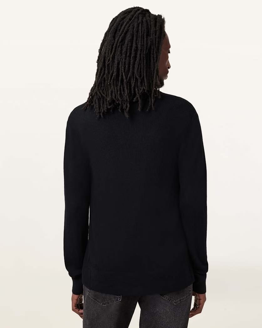 AllSaints Mode Merino Ramskull Open Cardigan Powdered Green