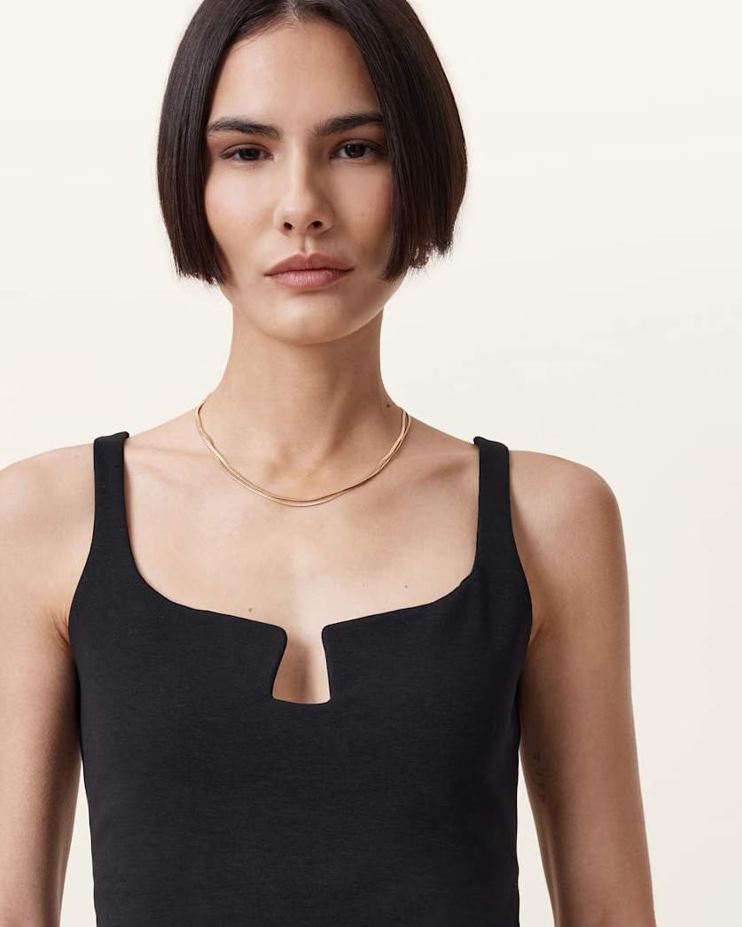 AllSaints Mio Sleeveless Tank Top Women's Black Women's