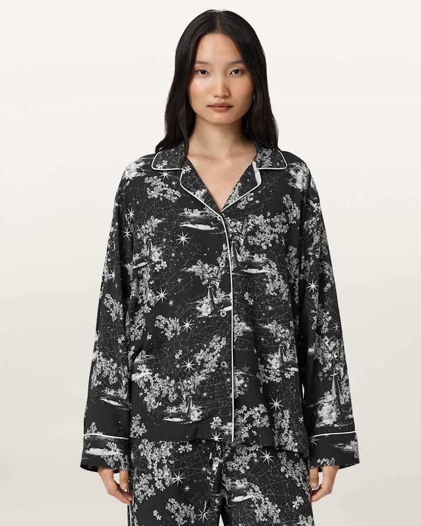 AllSaints Maude Pyjama Set Women's Maria Black Women's