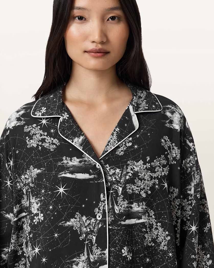 AllSaints Maude Pyjama Set Women's Maria Black Women's