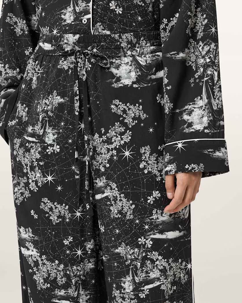 AllSaints Maude Pyjama Set Women's Maria Black Women's