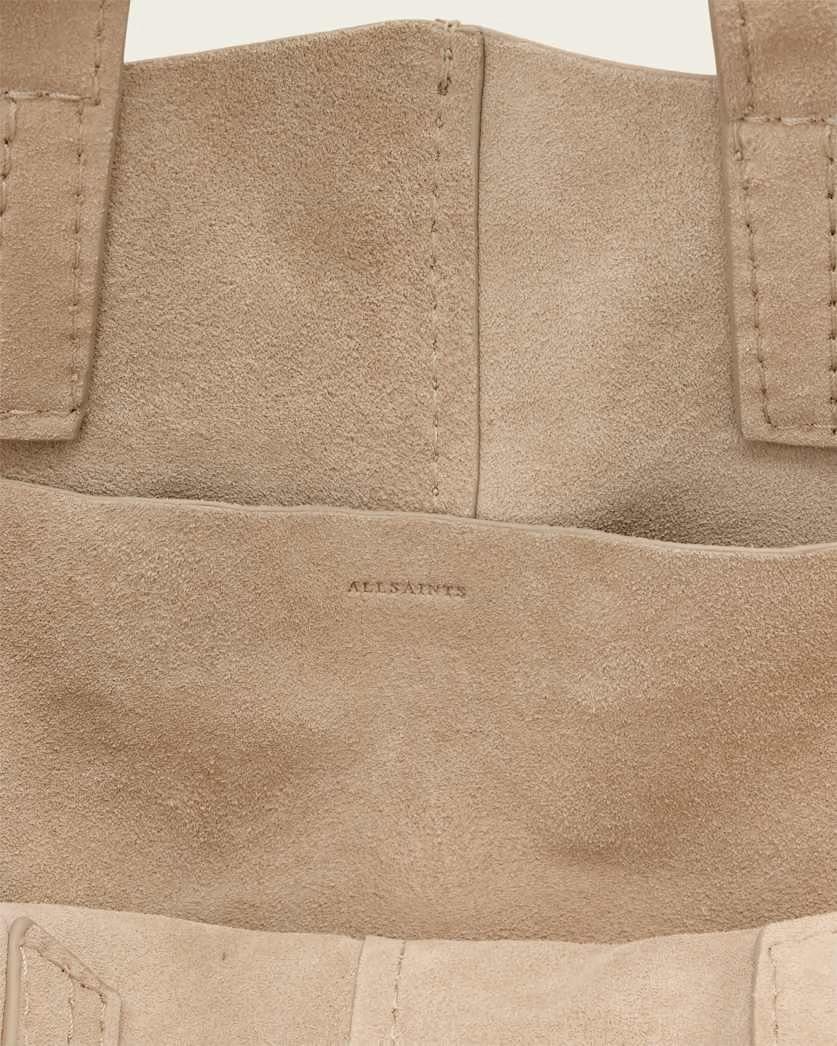 AllSaints Lutece Suede Tote Bag Women's Pinto Brown Women's
