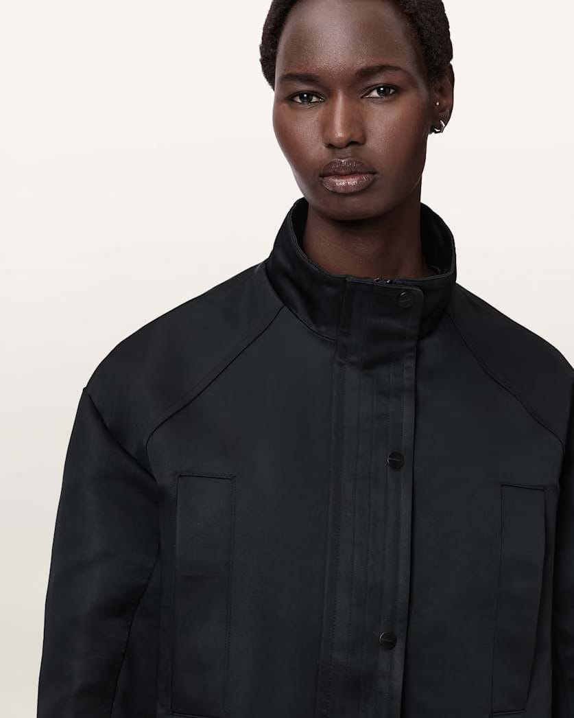 AllSaints Luellah Oversized Jacket Women's Black Women's