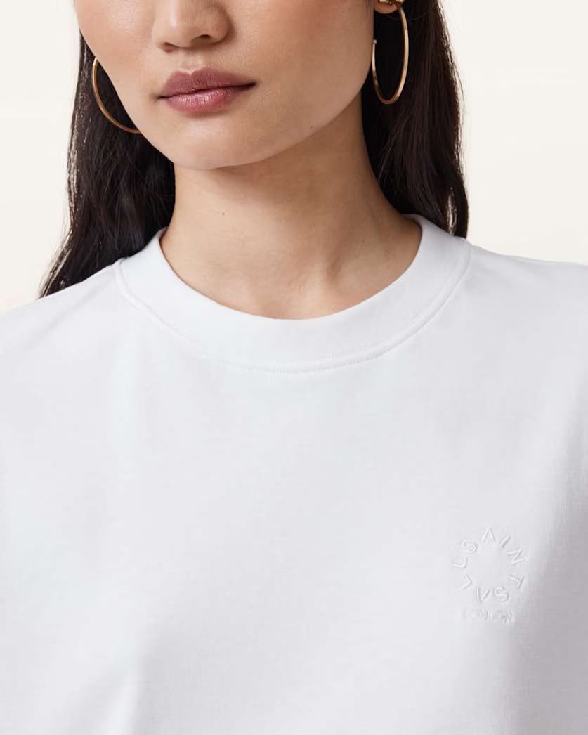 AllSaints Lisa Haven T Shirt Women's Optic White Women's