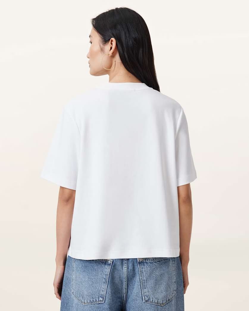 AllSaints Lisa Haven T Shirt Women's Optic White Women's