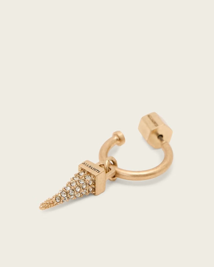 AllSaints Laio Spike Earrings Women's Warm Brass Women's