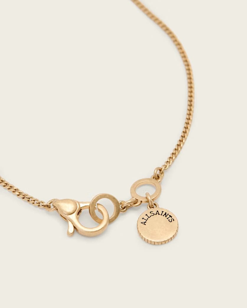 AllSaints Laio Pave Bracelet Women's Warm Brass Women's