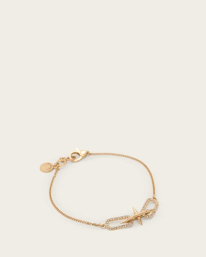 AllSaints Laio Link Bracelet Women's Warm Brass Women's
