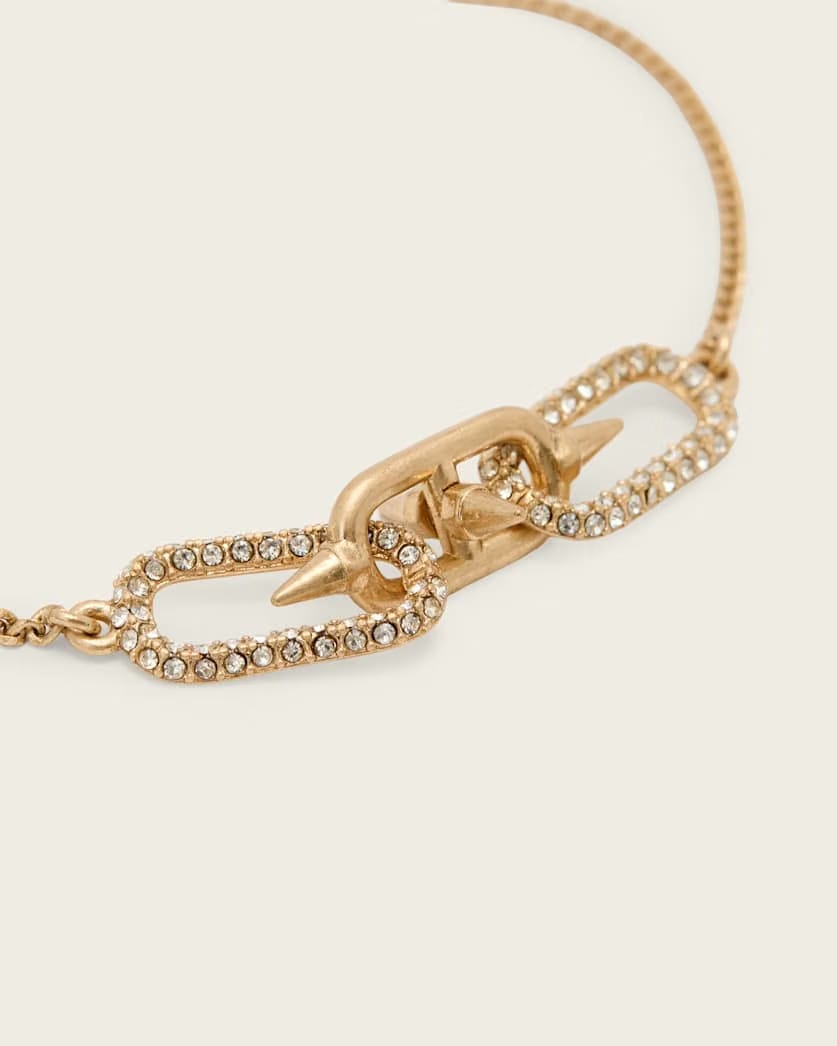 AllSaints Laio Link Bracelet Women's Warm Brass Women's