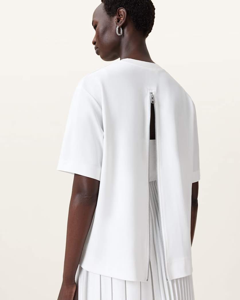 AllSaints Jax 2 In 1 Maxi Dress Women's Chalk White Women's