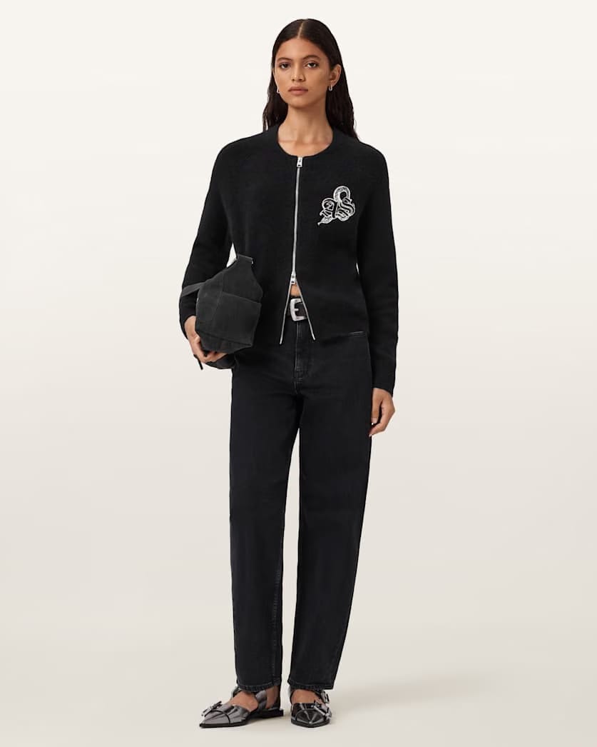 AllSaints Jaqueline Allsaints Bomber Women's Black Women's