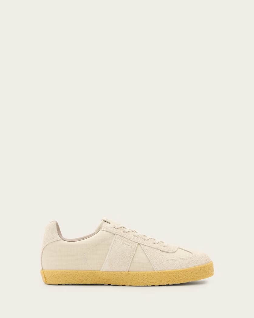 AllSaints Jaimee Low Top Ripstop Trainers Women's Chalk White Women's