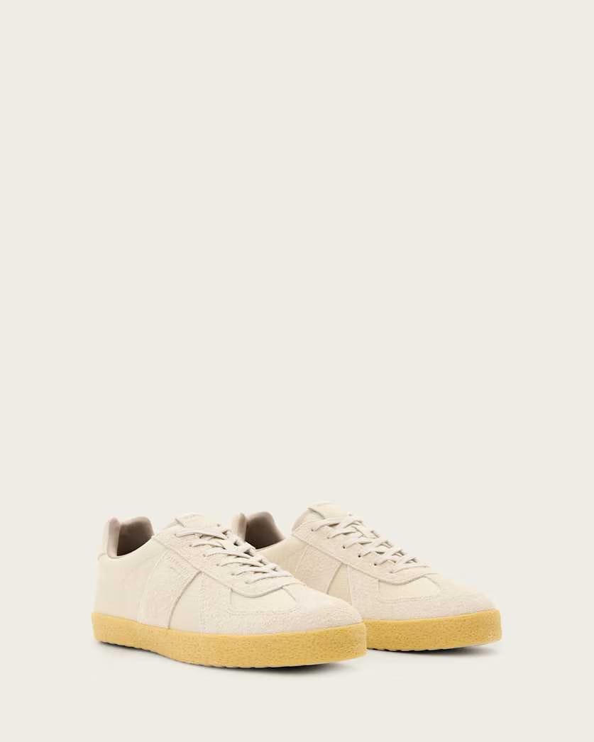AllSaints Jaimee Low Top Ripstop Trainers Women's Chalk White Women's