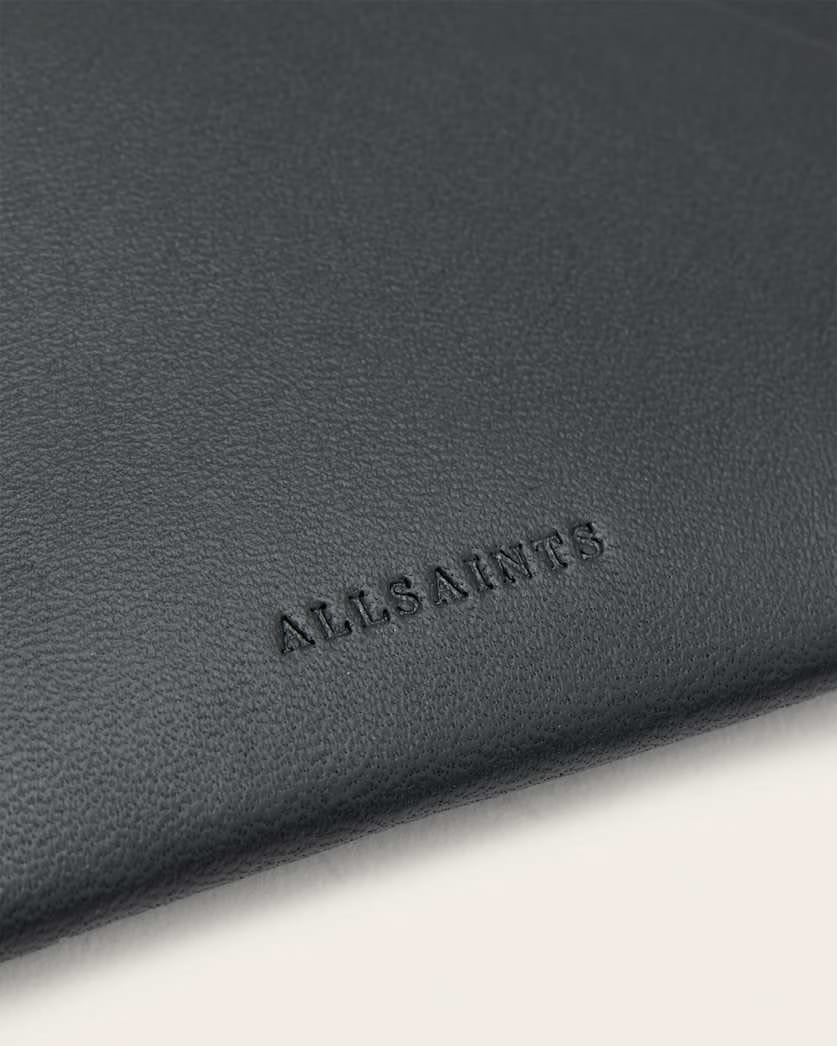 AllSaints Hex Leather Cardholder Women's Black Women's