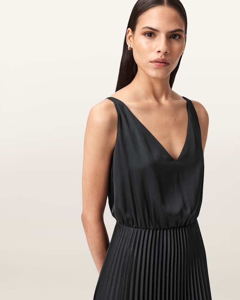AllSaints Harley 2 In 1 Ophis Dress Women's Black Women's