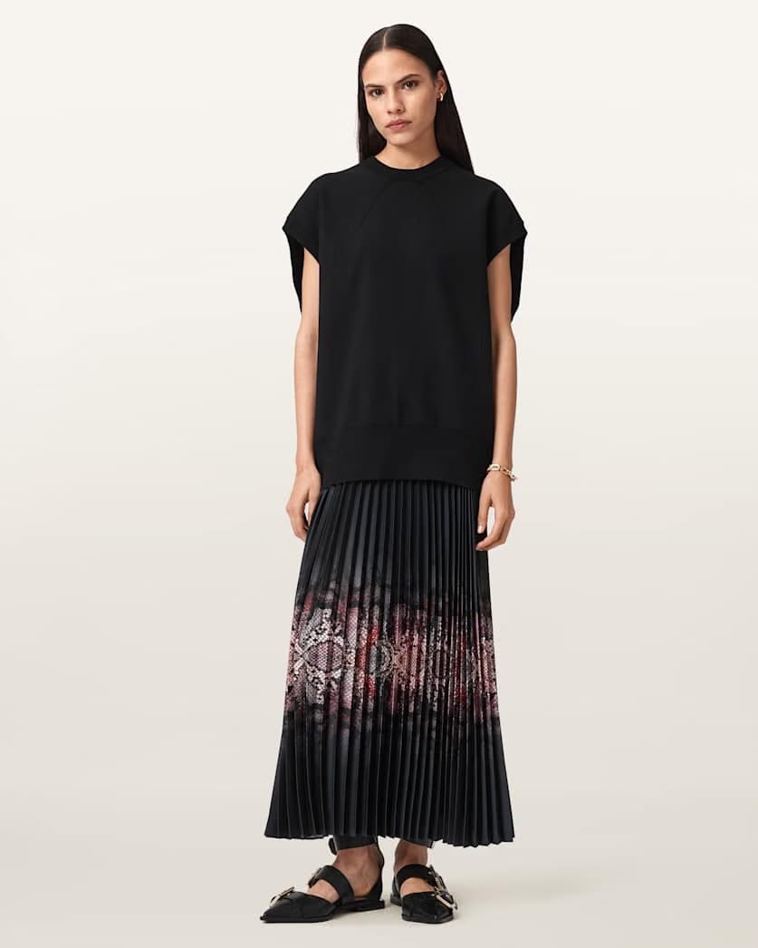 AllSaints Harley 2 In 1 Ophis Dress Women's Black Women's