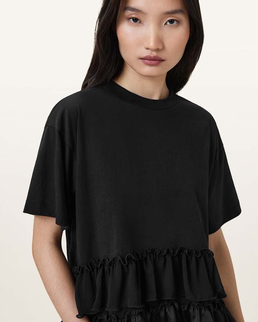 AllSaints Feyre Relaxed Fit T Shirt Women's Black Women's