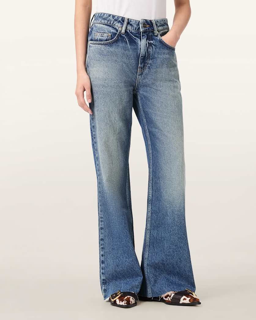 AllSaints Ember Flared Denim Jeans Women's Vintage Indigo Women's