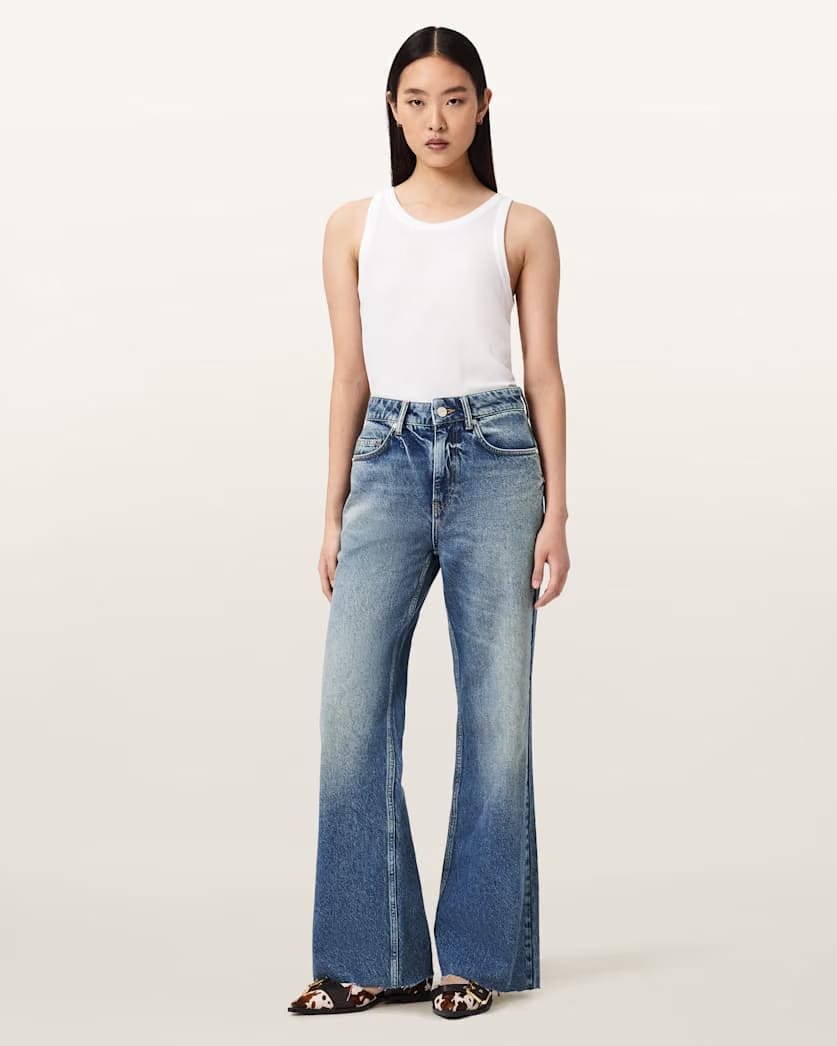 AllSaints Ember Flared Denim Jeans Women's Vintage Indigo Women's