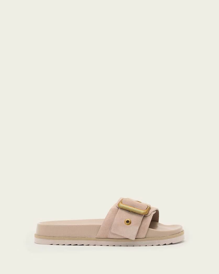 AllSaints Ellie Western Sandals Women's Rose Dust Pink Women's