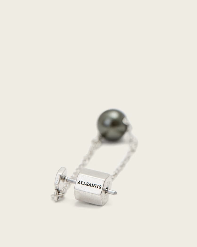 AllSaints Ellie Loop Earrings Women's Warm Silver Women's
