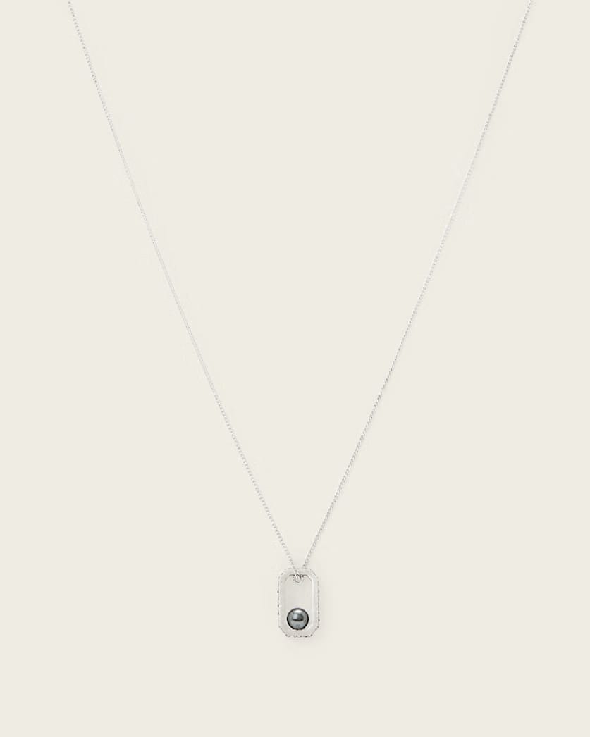 AllSaints Ellie Hex Necklace Women's Warm Silver Women's
